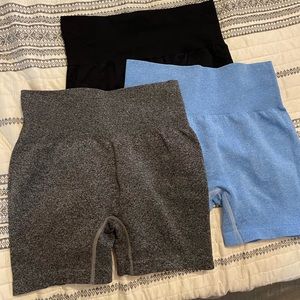 Set of 3 Gym Shorts Size Medium